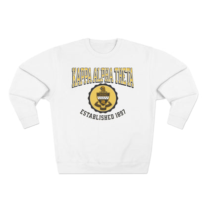 Kappa Alpha Theta Crest Sweatshirt - Ivy Society