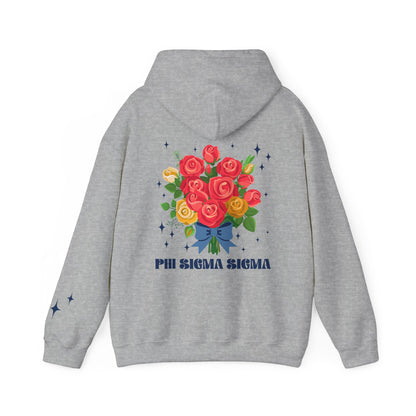 Phi Sigma Sigma Bouquet Hoodie - Ivy Society