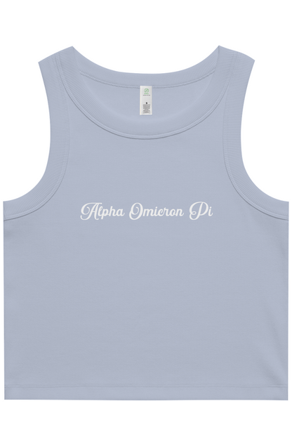 Alpha Omicron Pi Fancy Tank Top