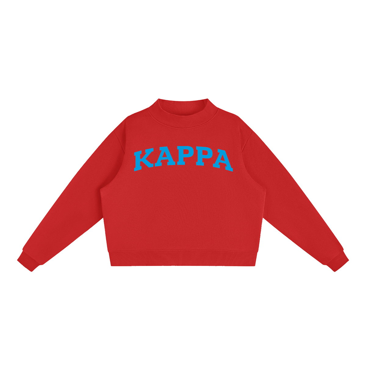 Kappa Kappa Gamma Blue Mock Neck Sweatshirt