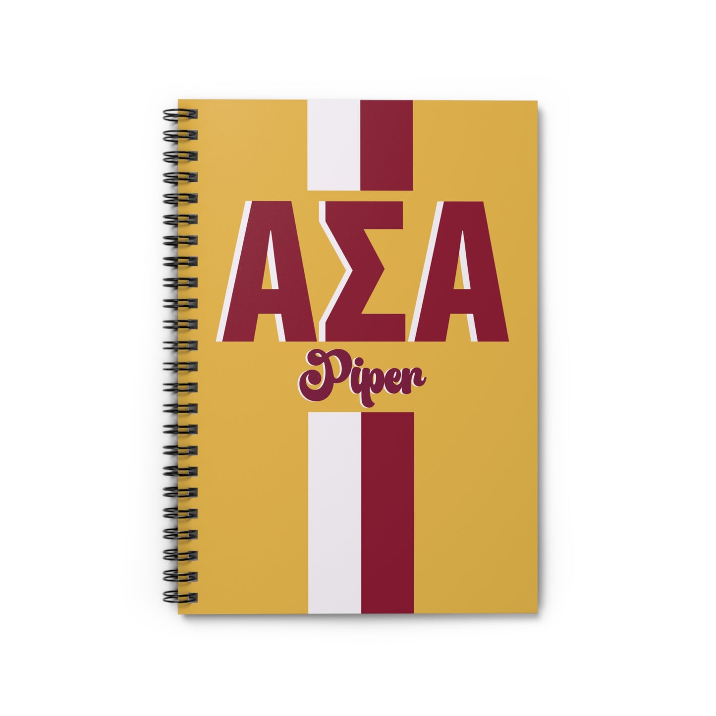 Alpha Sigma Alpha Personalized Notebook