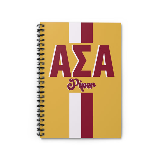 Alpha Sigma Alpha Personalized Notebook