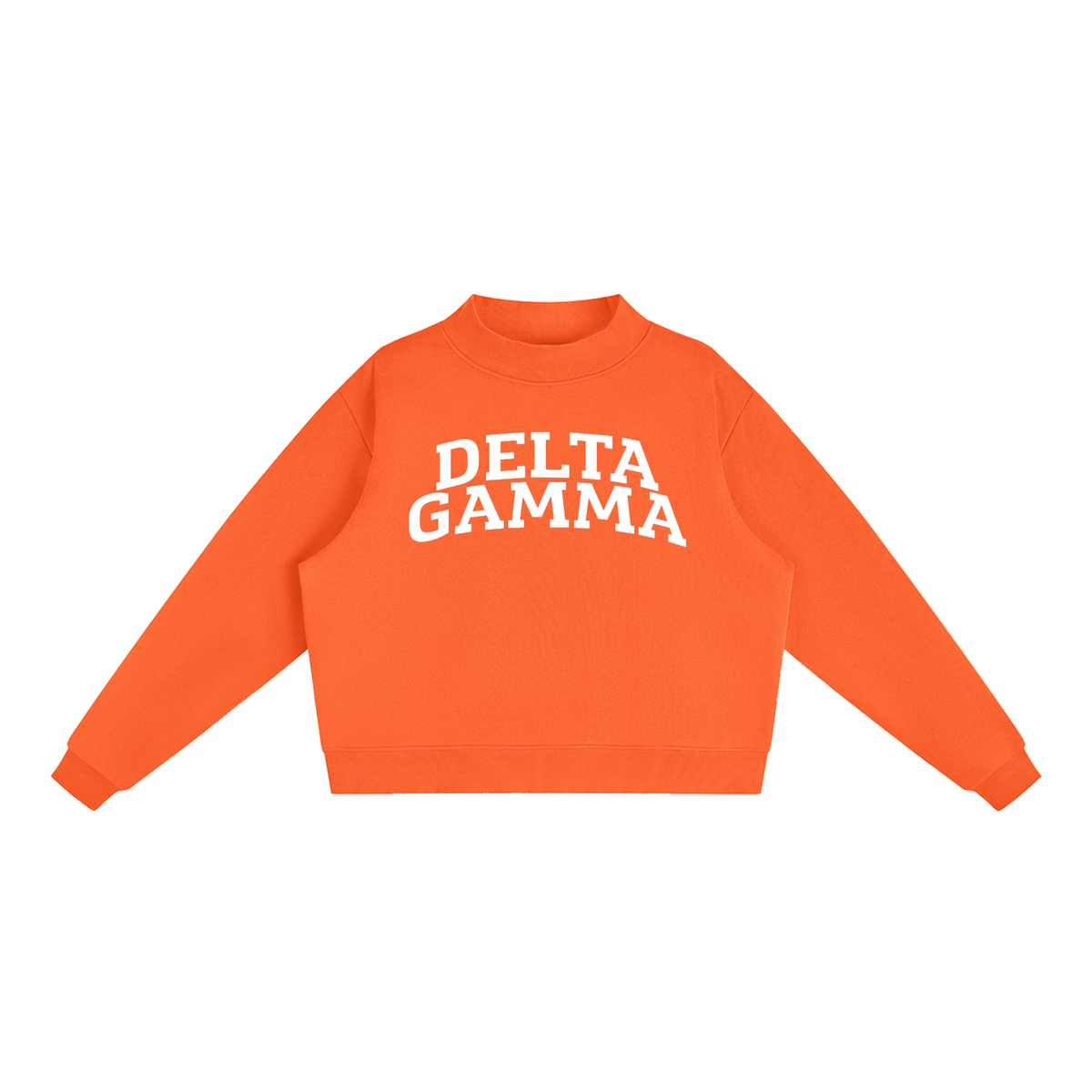 Delta Gamma Mock Neck Sweatshirt