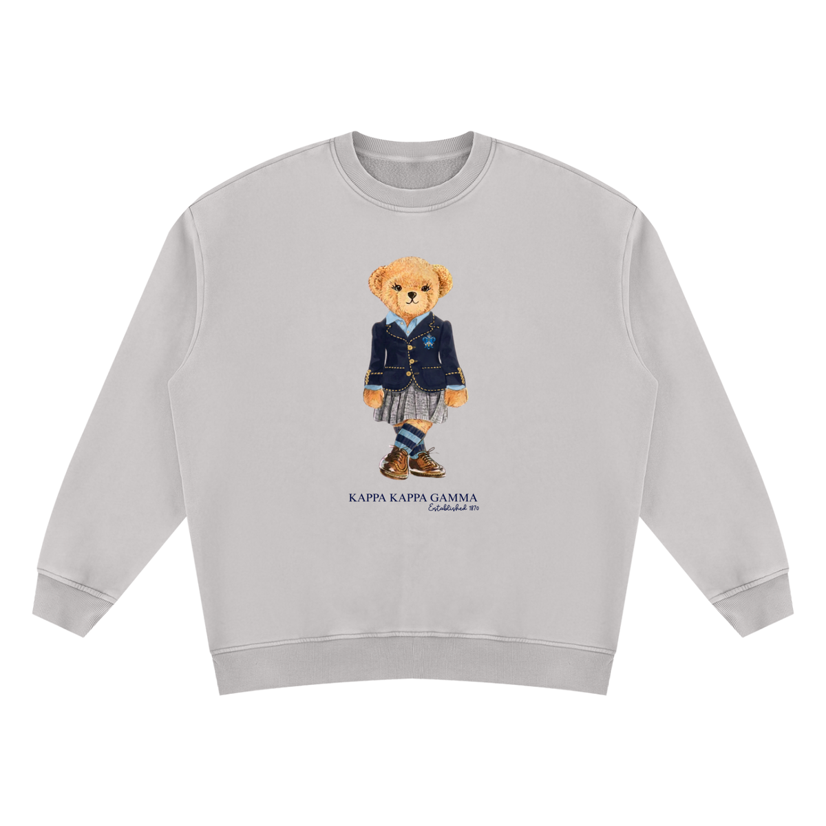 Kappa Kappa Gamma Sorority Bear Vintage Wash Sweatshirt