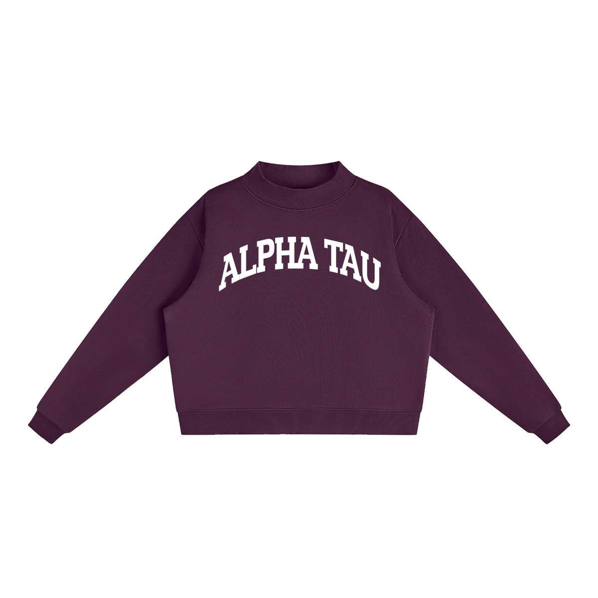 Alpha Sigma Tau Mockneck Sweatshirt