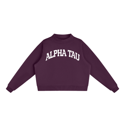 Alpha Sigma Tau Mockneck Sweatshirt