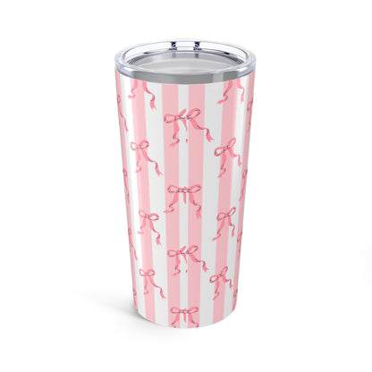 Phi Mu Personalized Bow Tumbler