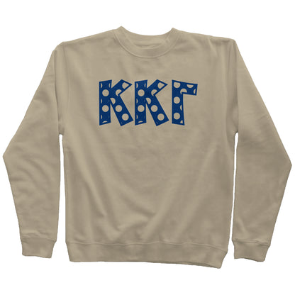 Kappa Kappa Gamma Dot Sweatshirt