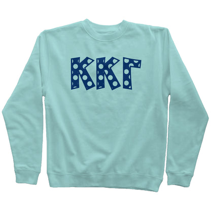 Kappa Kappa Gamma Dot Sweatshirt - Ivy Society