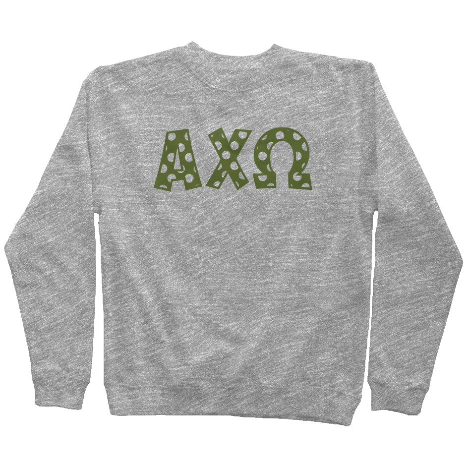 Alpha Chi Omega Polkadot Sweatshirt