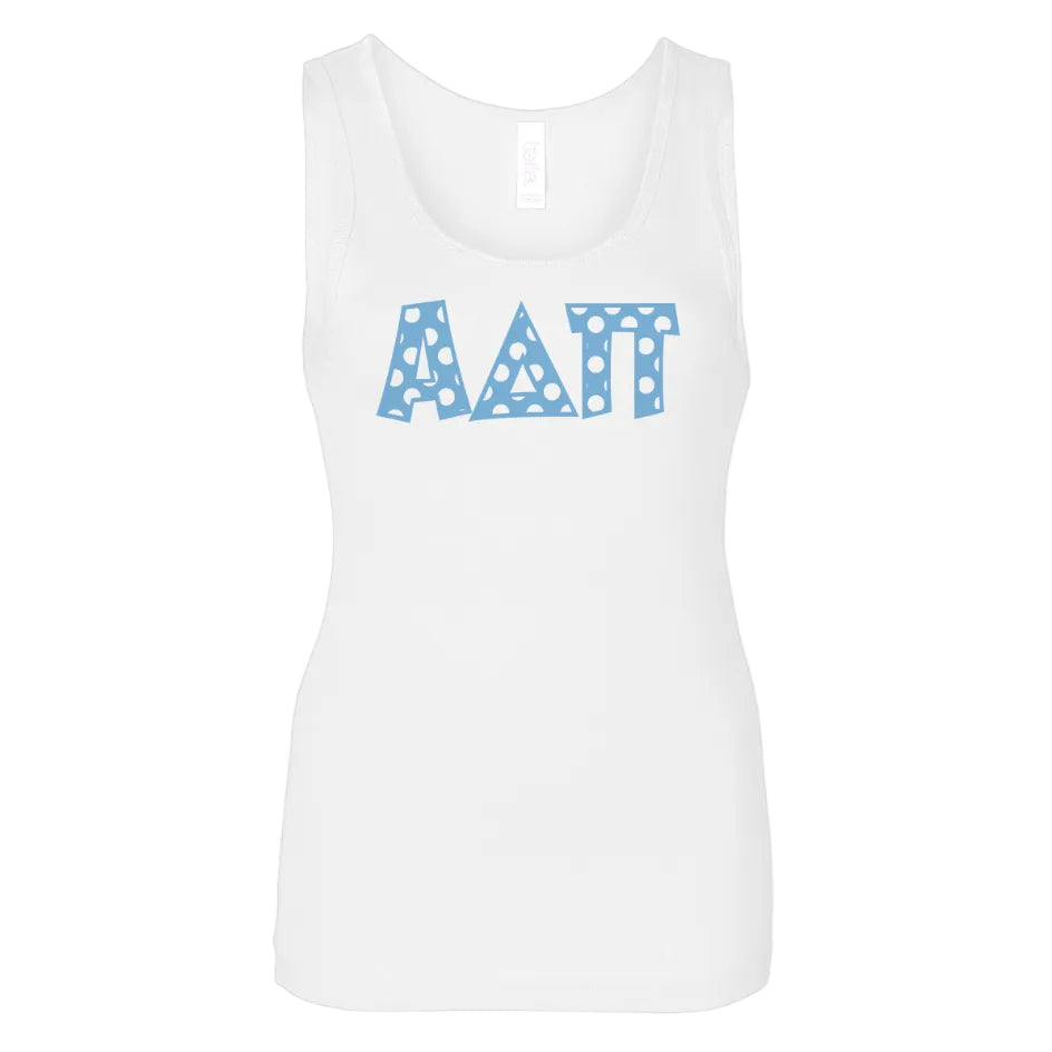 Alpha Delta Pi Polkadot Tank Top