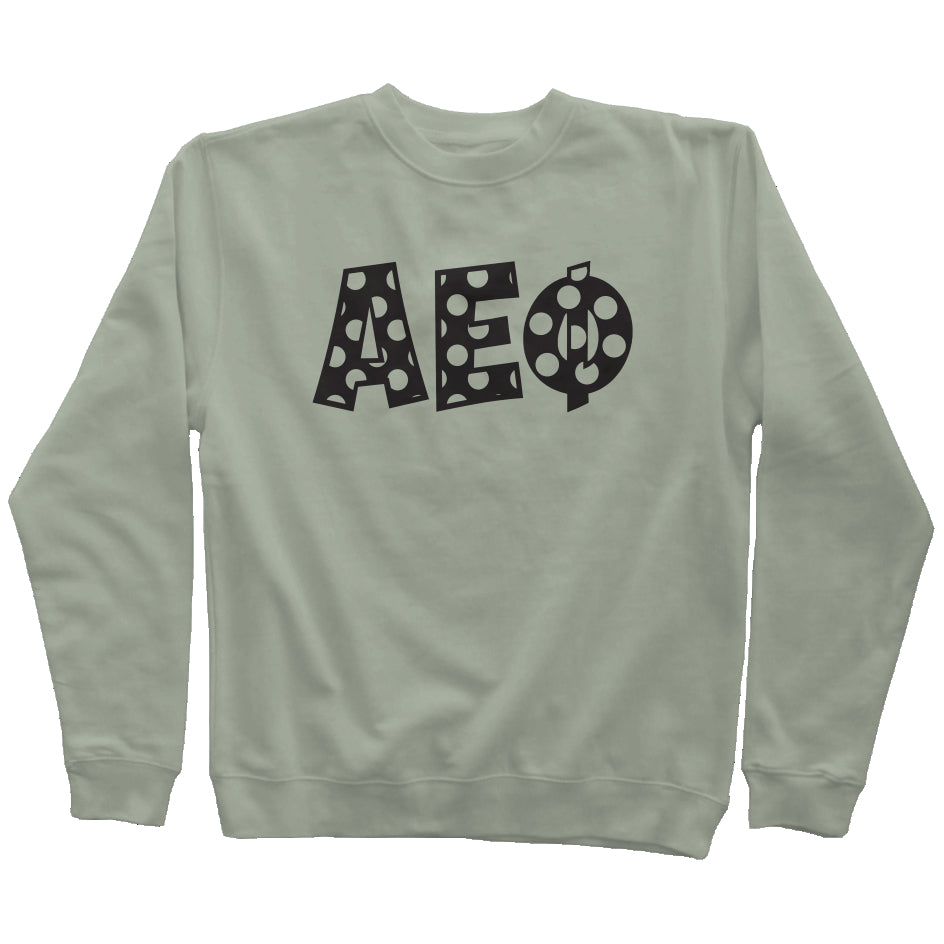 Alpha Epsilon Phi Polkadot sweatshirt
