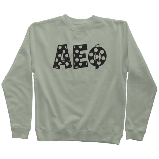Alpha Epsilon Phi Polkadot sweatshirt