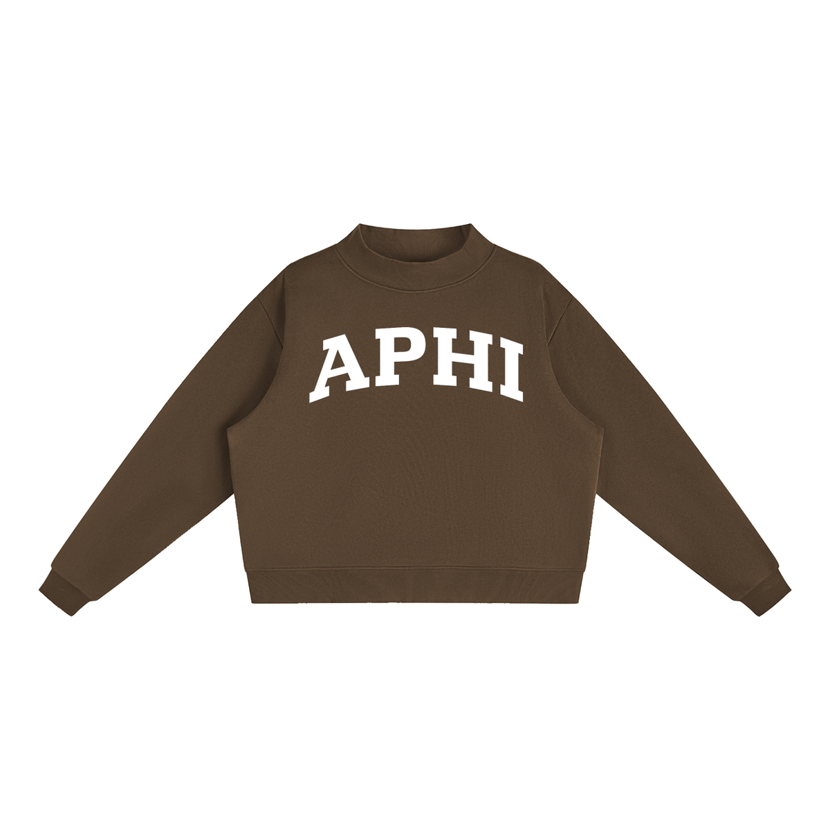 Alpha Phi Mock Neck Sweatshirt