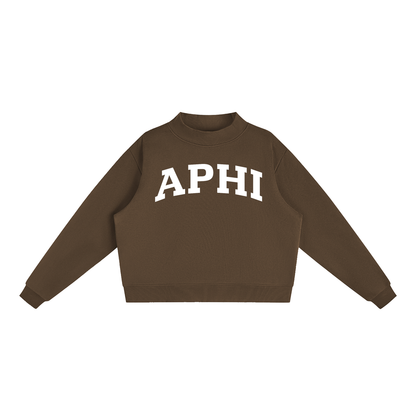 Alpha Phi Mock Neck Sweatshirt