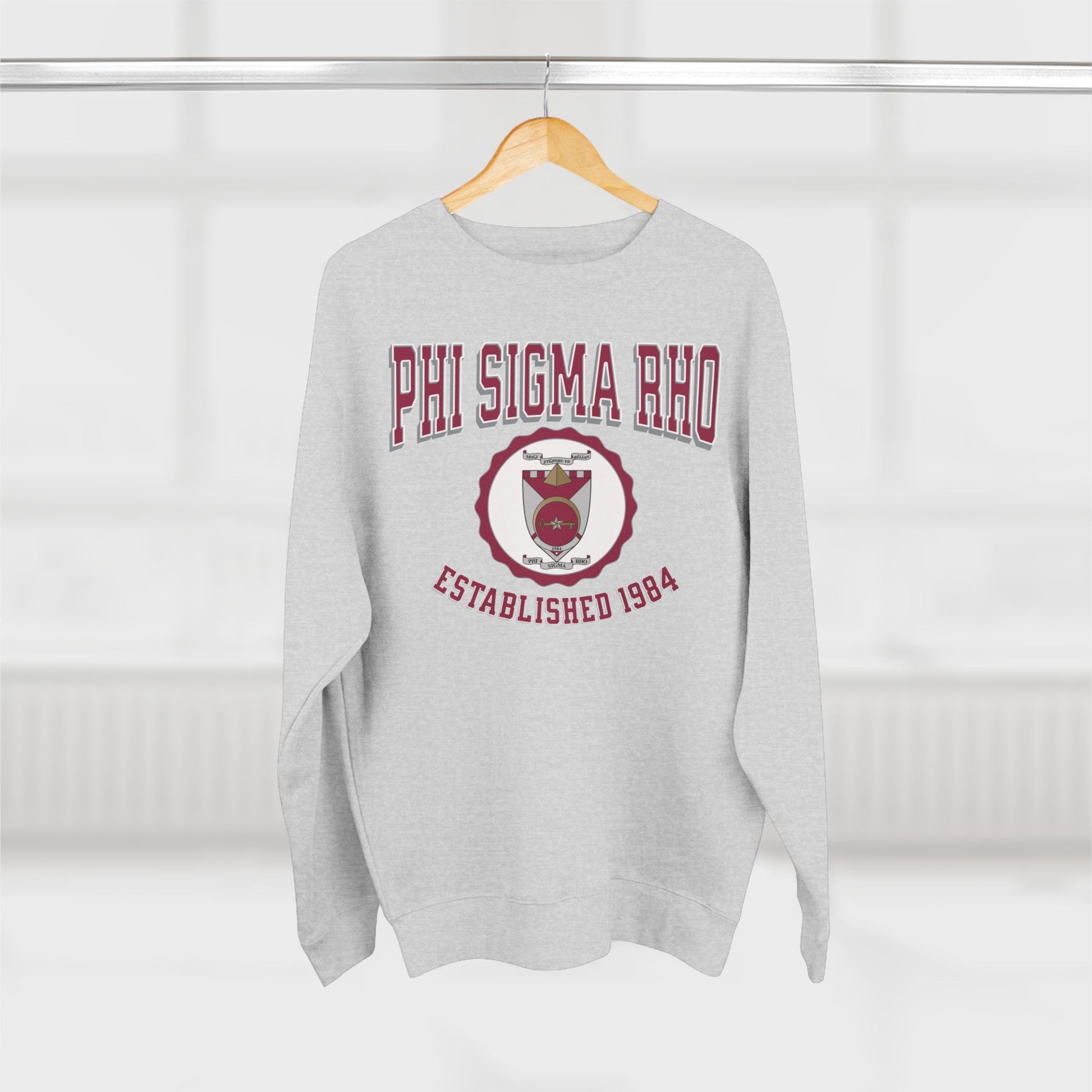 Phi Sigma Rho Crest Sweatshirt - Ivy Society