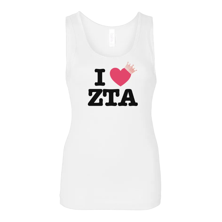 I Heart Zeta Tau Alpha Tank