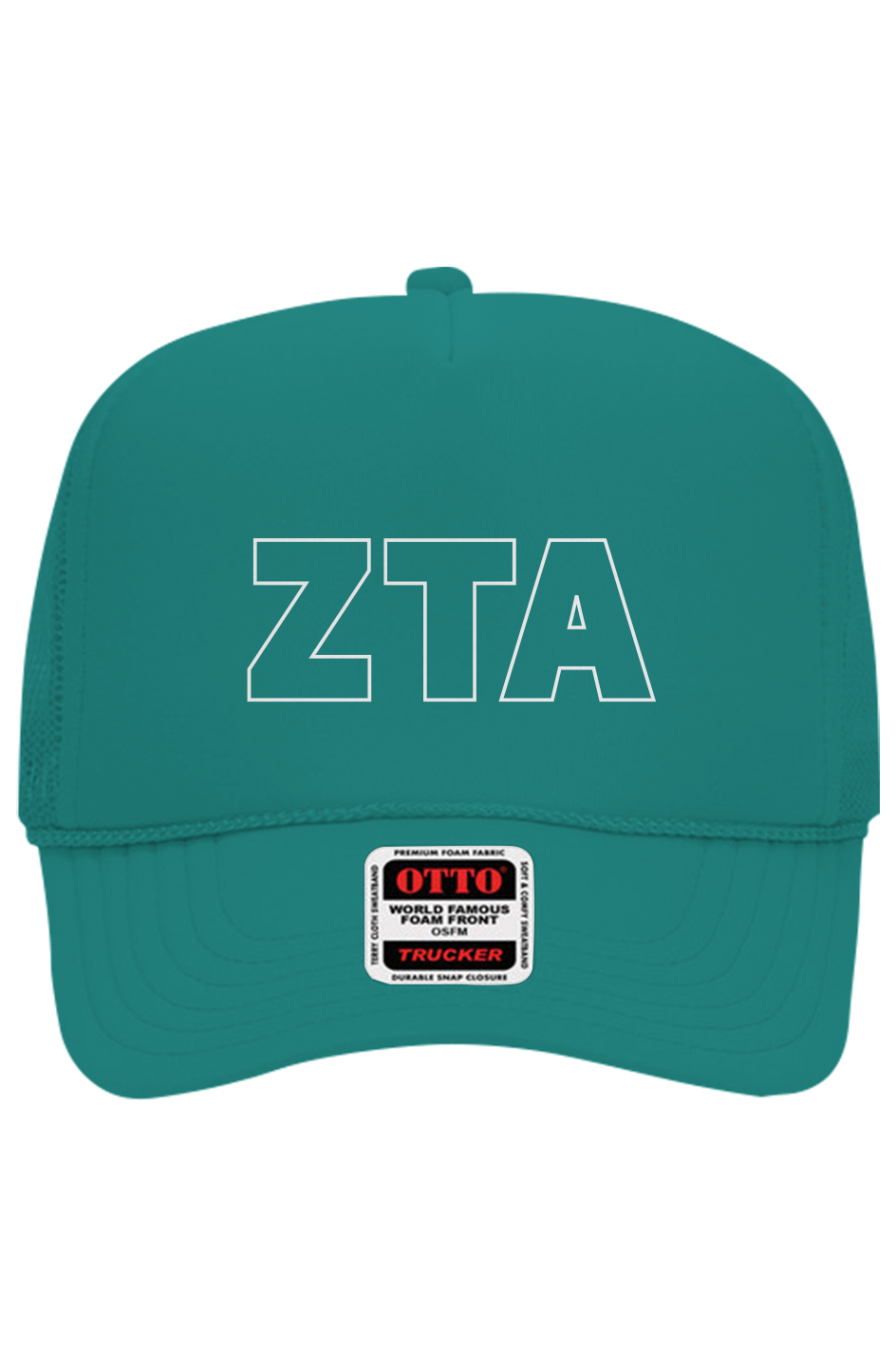 Zeta Tau Alpha Embroidered Trucker Hat