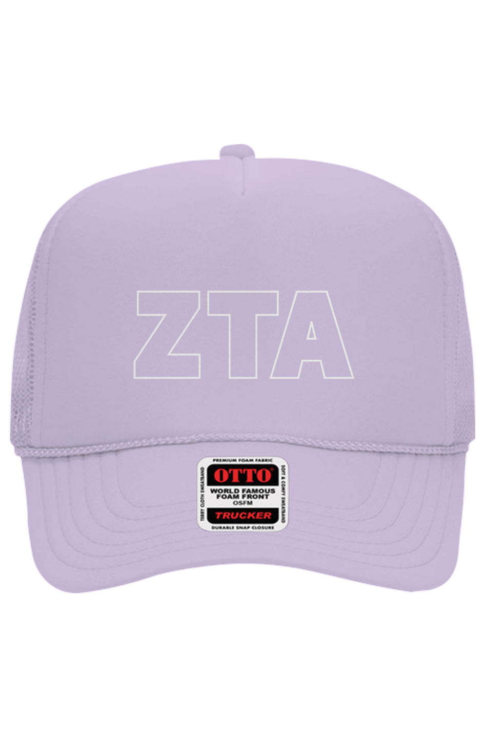 Zeta Tau Alpha Embroidered Trucker Hat