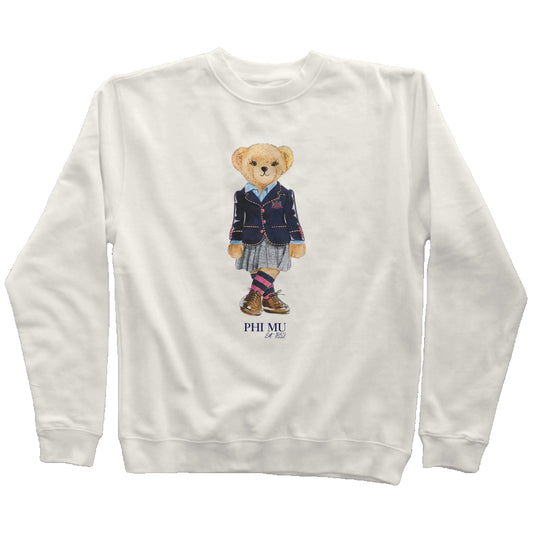 Phi Mu Bear Sweatshirt