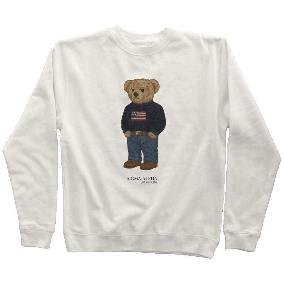 Sigma Alpha USA Bear Sweatshirt