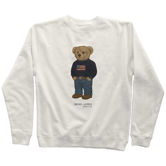 Sigma Alpha USA Bear Sweatshirt
