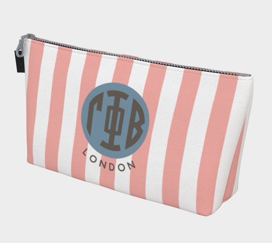 Gamma Phi Beta Monogram Personalized Makeup Bag