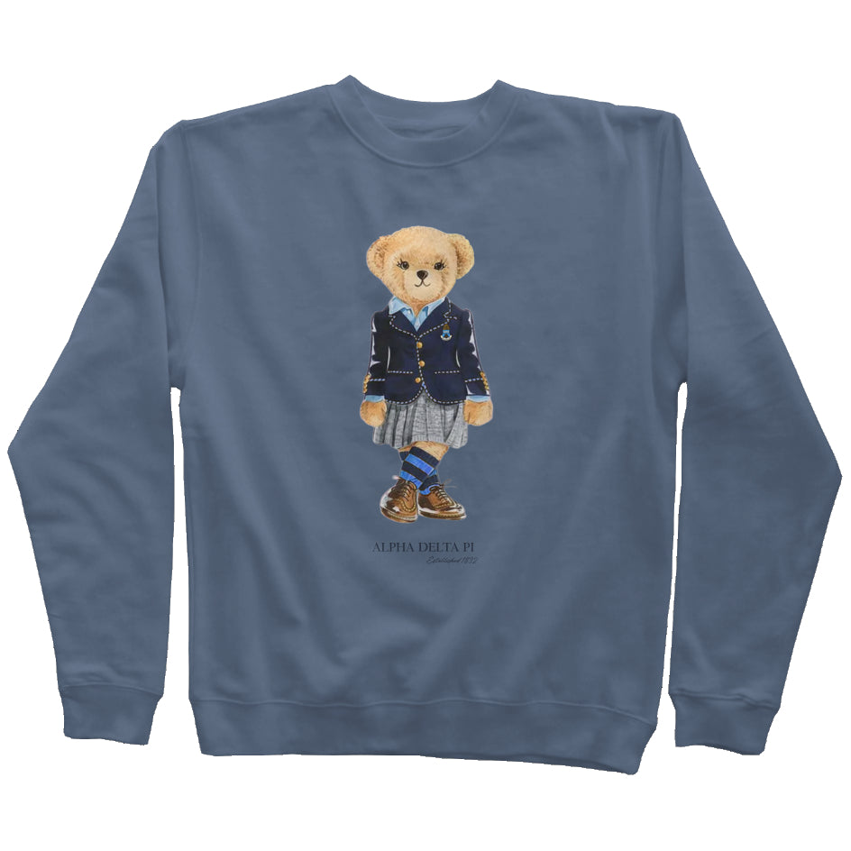 Alpha Delta Pi Sorority Bear Sweatshirt