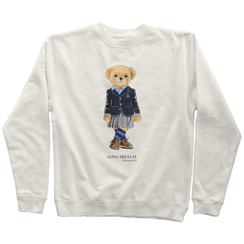Alpha Delta Pi Sorority Bear Sweatshirt