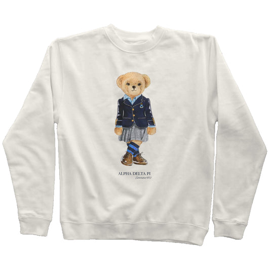 Alpha Delta Pi Sorority Bear Sweatshirt