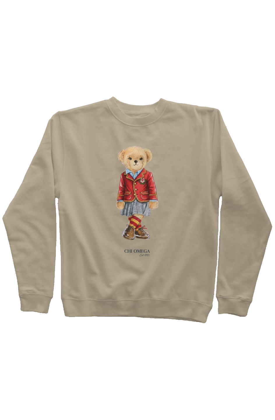 Chi Omega Sorority Bear Sweatshirt