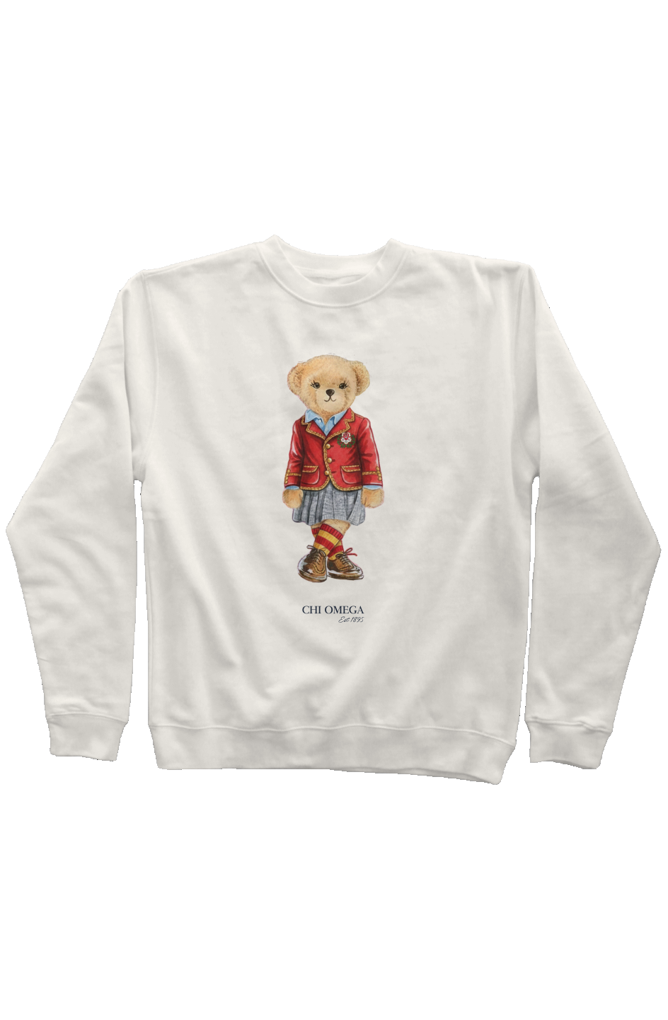 Chi Omega Sorority Bear Sweatshirt