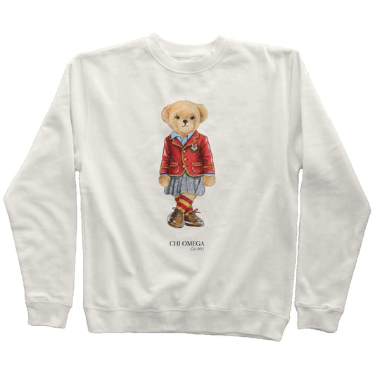 Chi Omega Sorority Bear Sweatshirt