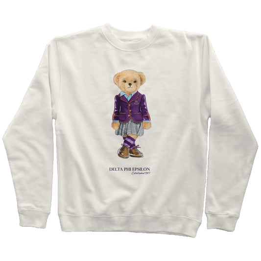 Delta Phi Epsilon Sorority Bear Sweatshirt