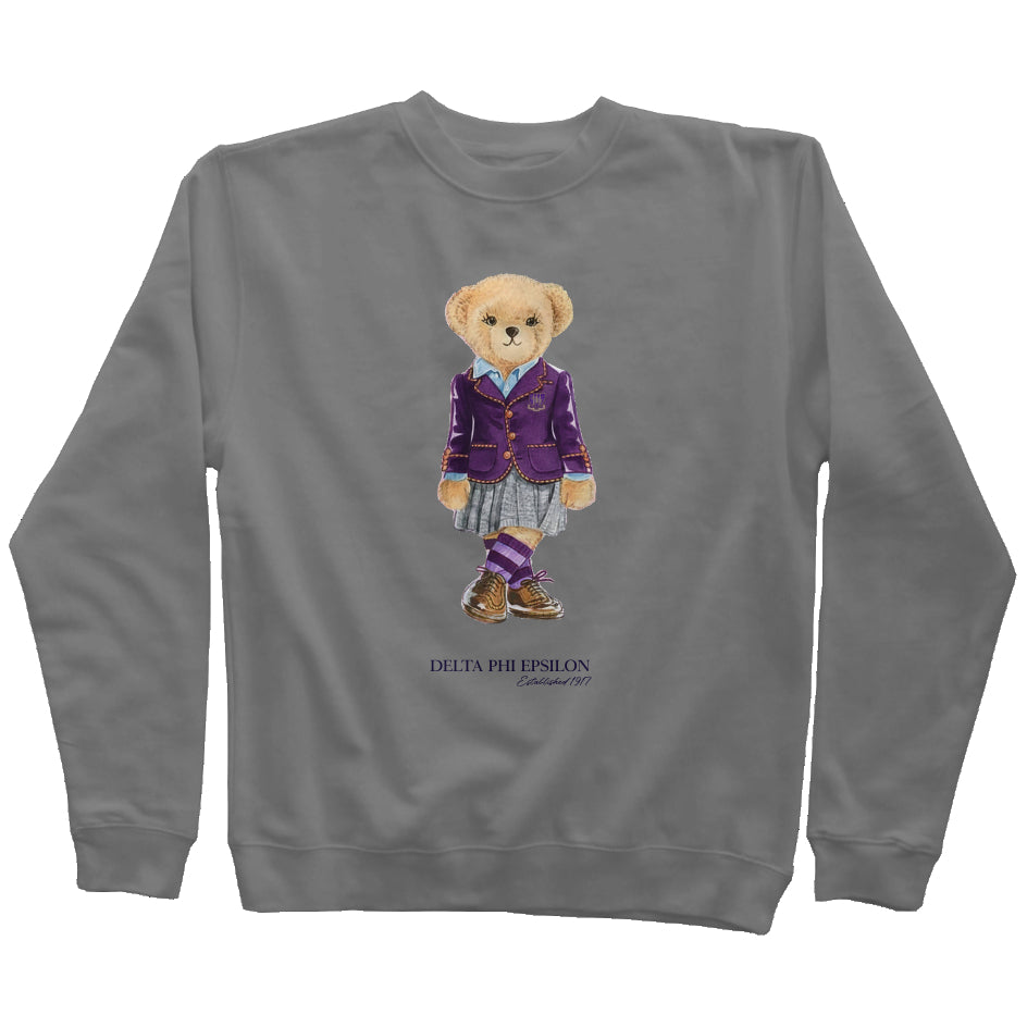 Delta Phi Epsilon Sorority Bear Sweatshirt