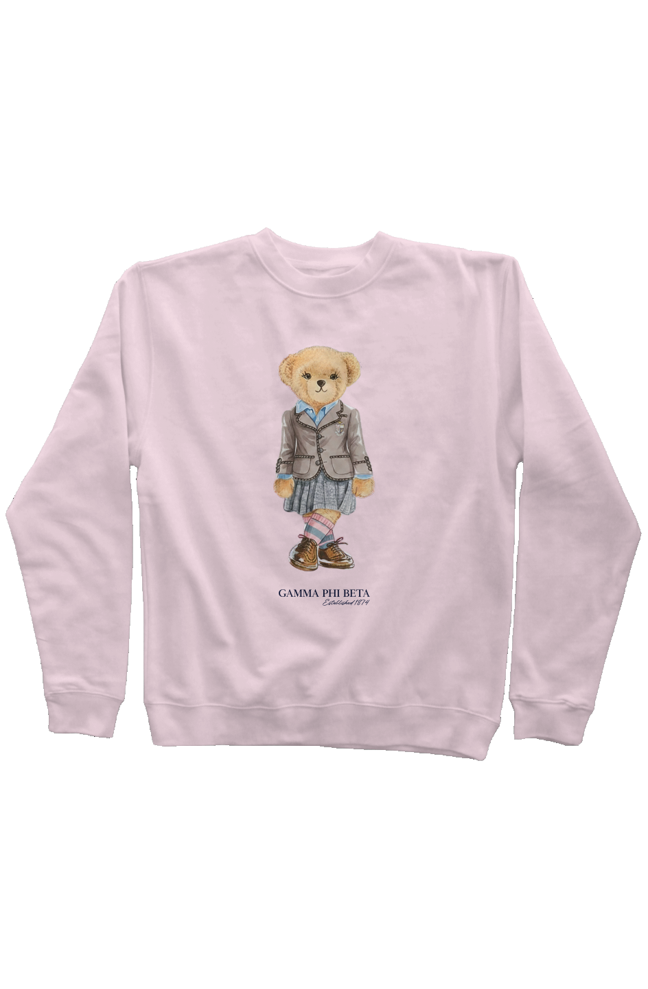 Gamma Phi Beta Sorority Bear Sweatshirt