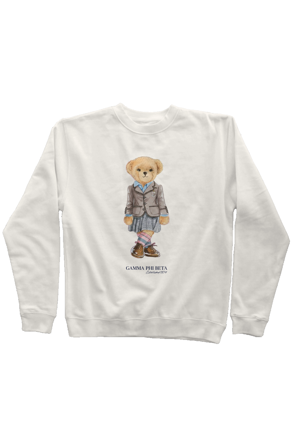 Gamma Phi Beta Sorority Bear Sweatshirt