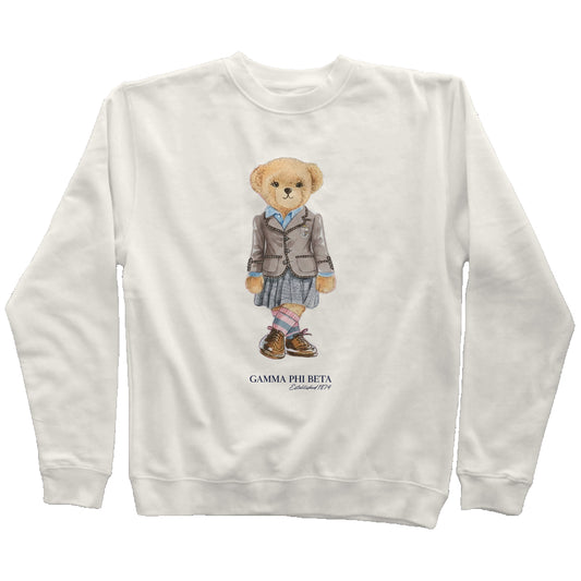 Gamma Phi Beta Sorority Bear Sweatshirt