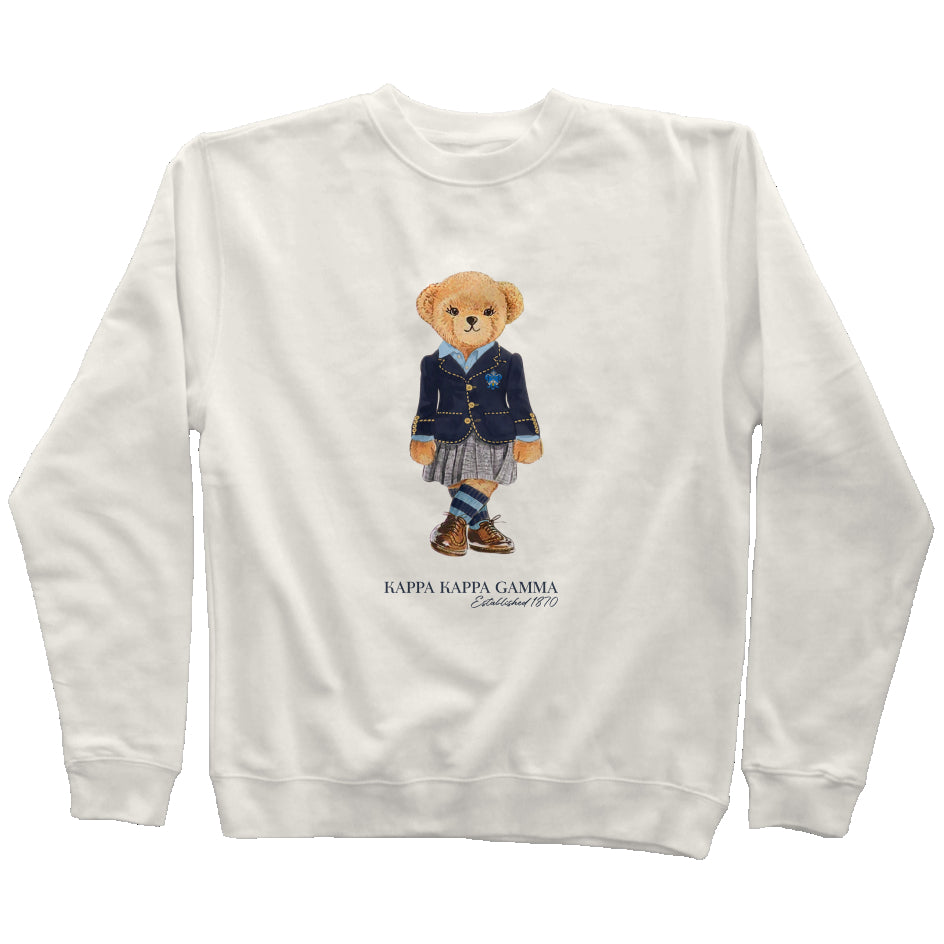 Kappa Kappa Gamma Sorority Bear Sweatshirt