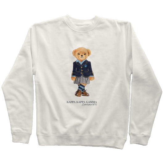 Kappa Kappa Gamma Sorority Bear Sweatshirt