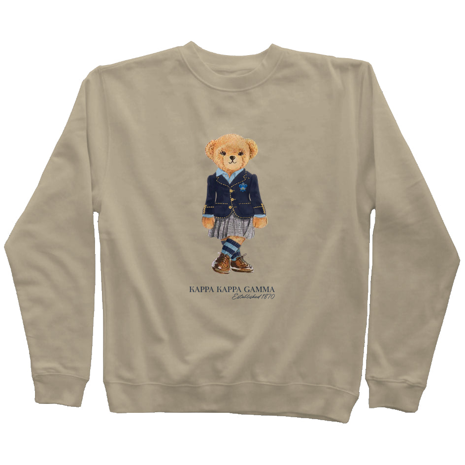 Kappa Kappa Gamma Sorority Bear Sweatshirt