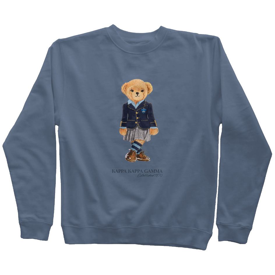 Kappa Kappa Gamma Sorority Bear Sweatshirt
