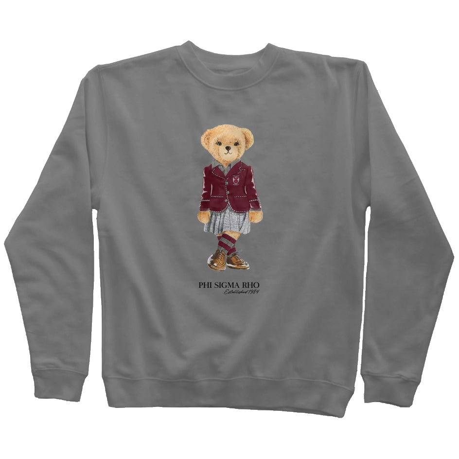 Phi Sigma Rho Sorority Bear Sweatshirt