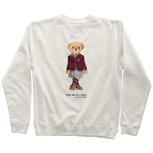 Phi Sigma Rho Sorority Bear Sweatshirt