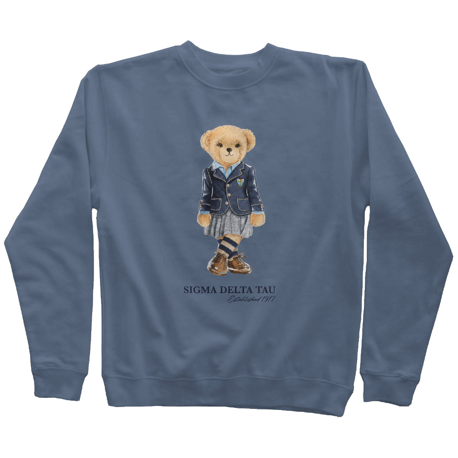 Sigma Delta Tau Sorority Bear Sweatshirt