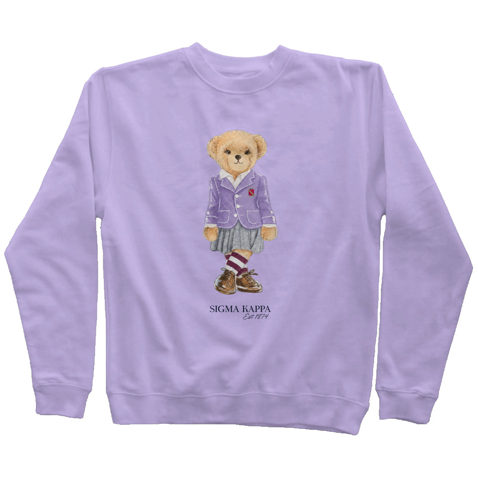 Sigma Kappa Sorority Bear Sweatshirt