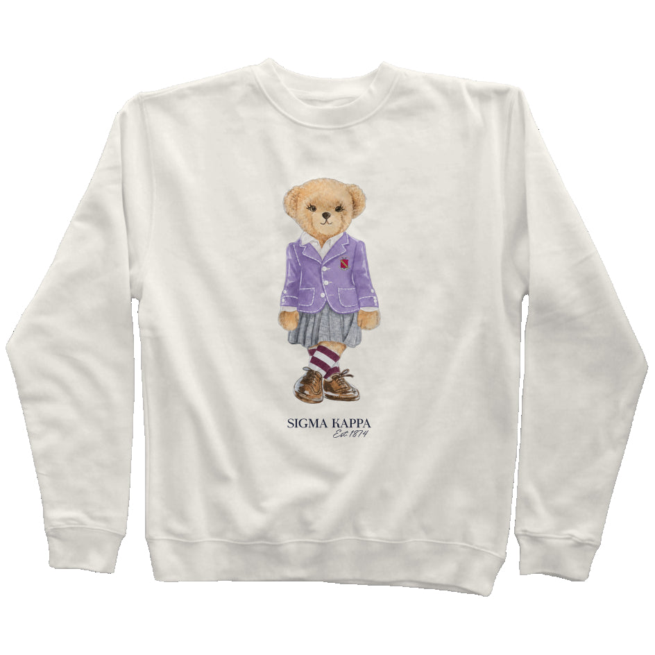 Sigma Kappa Sorority Bear Sweatshirt