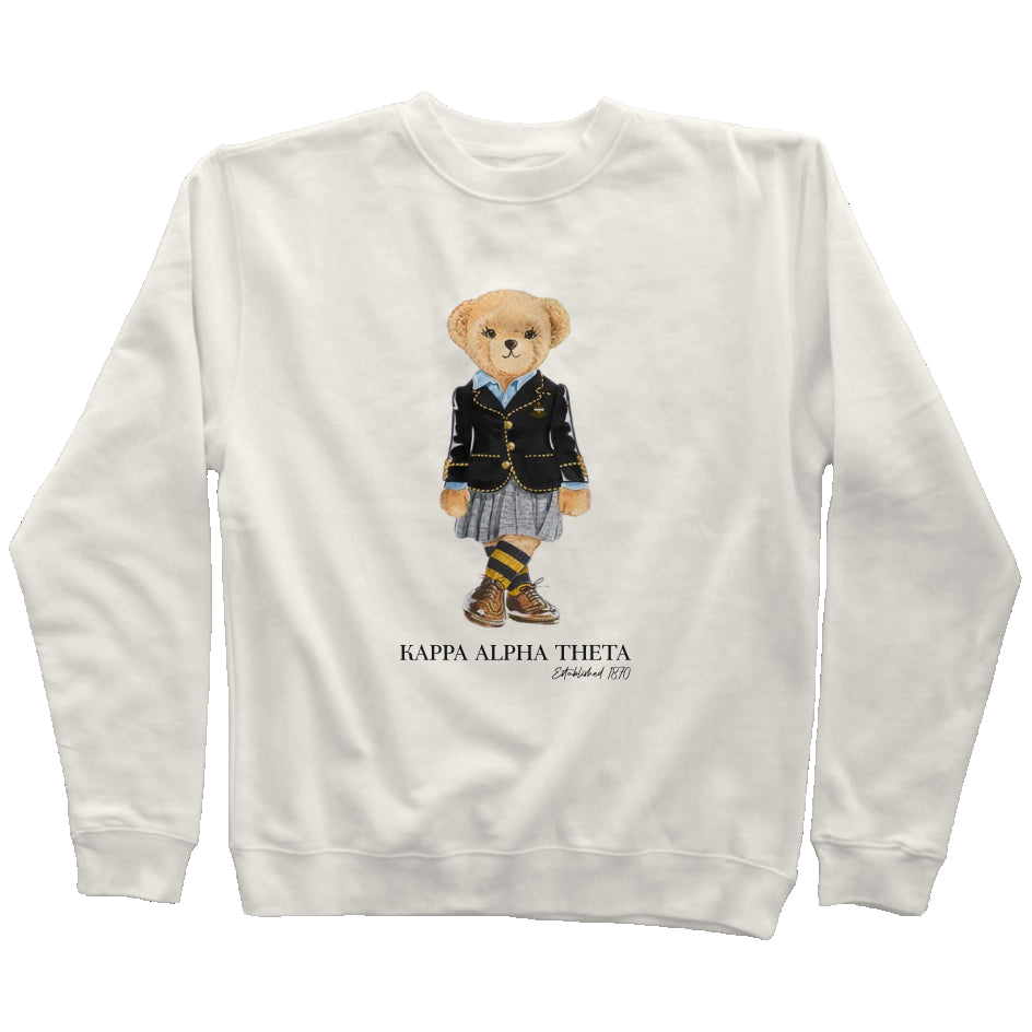 Kappa Alpha Theta Sorority Bear Sweatshirt