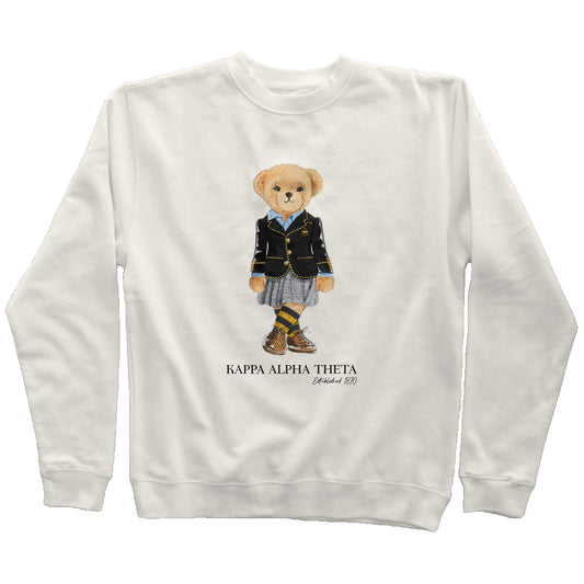 Kappa Alpha Theta Sorority Bear Sweatshirt