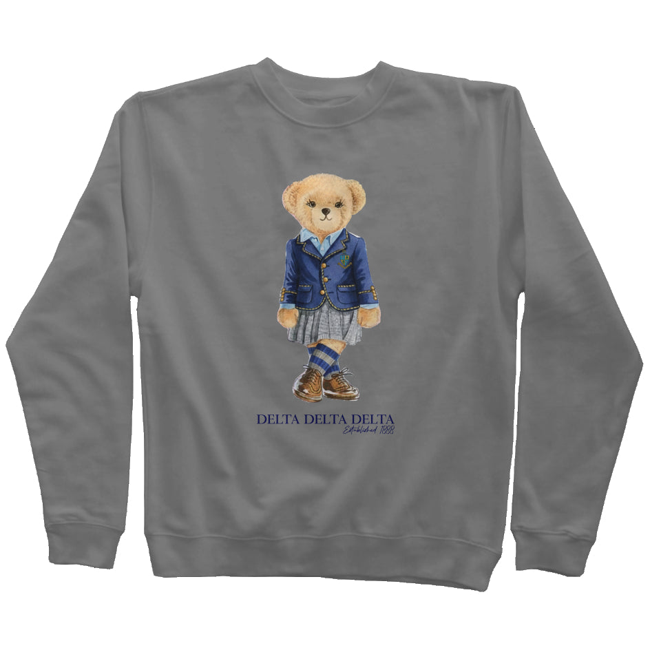 Tri Delta Sorority Bear Sweatshirt